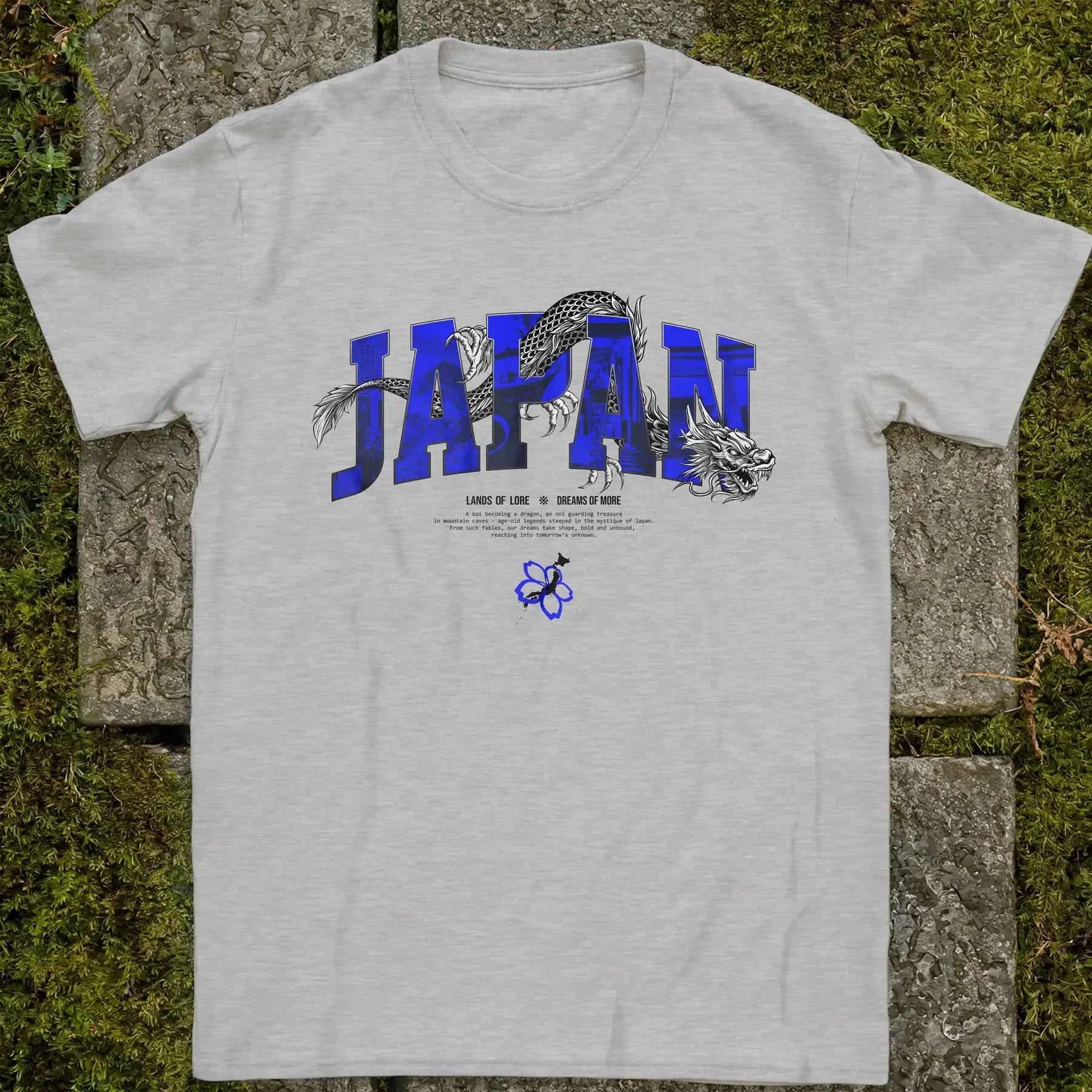 Japan Lands Of Lore Blue ❀ T-shirt