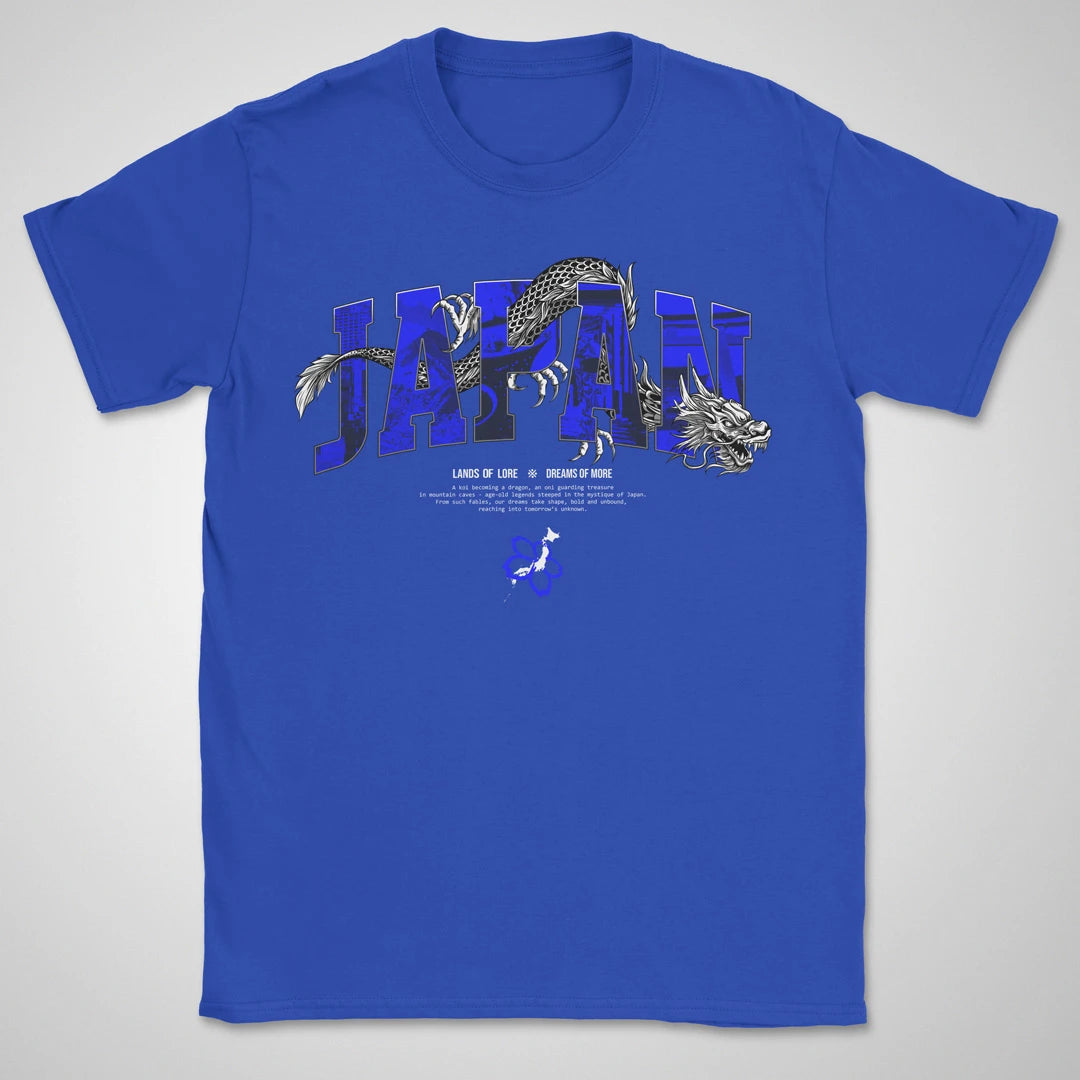 Japan Lands Of Lore Blue ❀ T-shirt