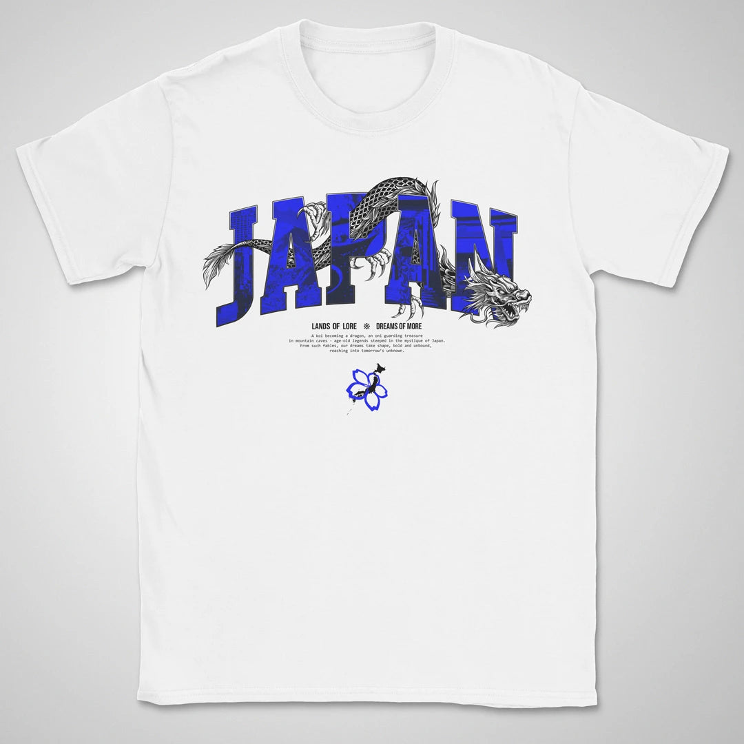 Japan Lands Of Lore Blue ❀ T-shirt
