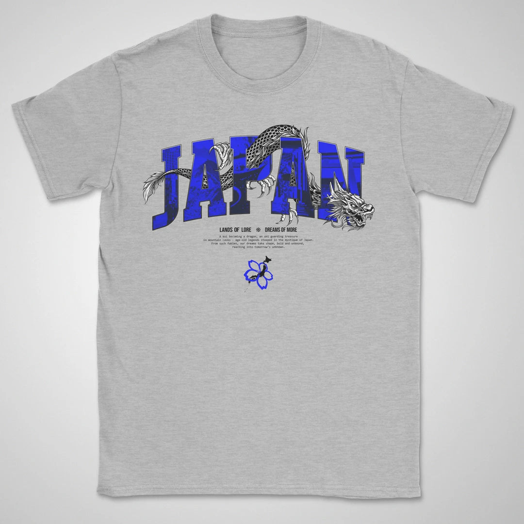 Japan Lands Of Lore Blue ❀ T-shirt