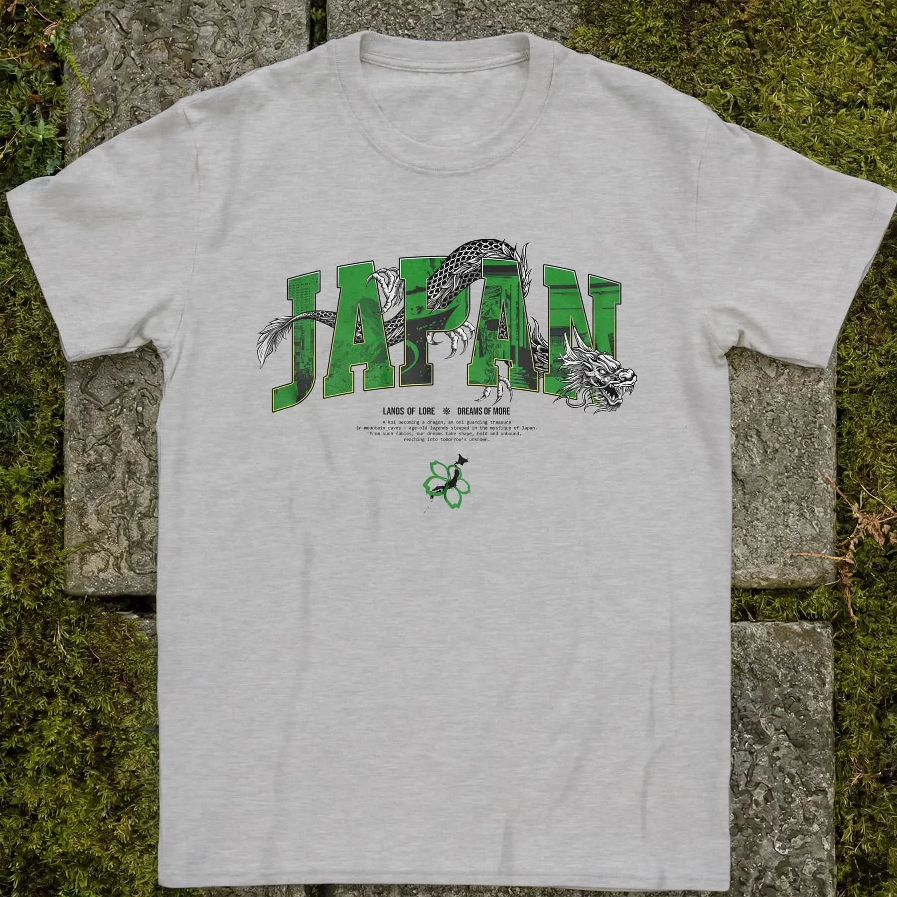 Japan Lands Of Lore Green ❀ T-shirt