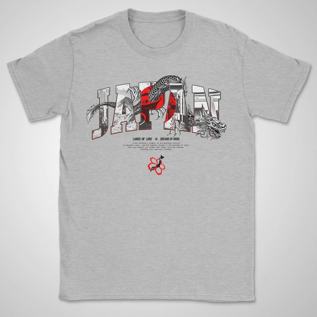 Japan Lands Of Lore Flag ❀ T-shirt