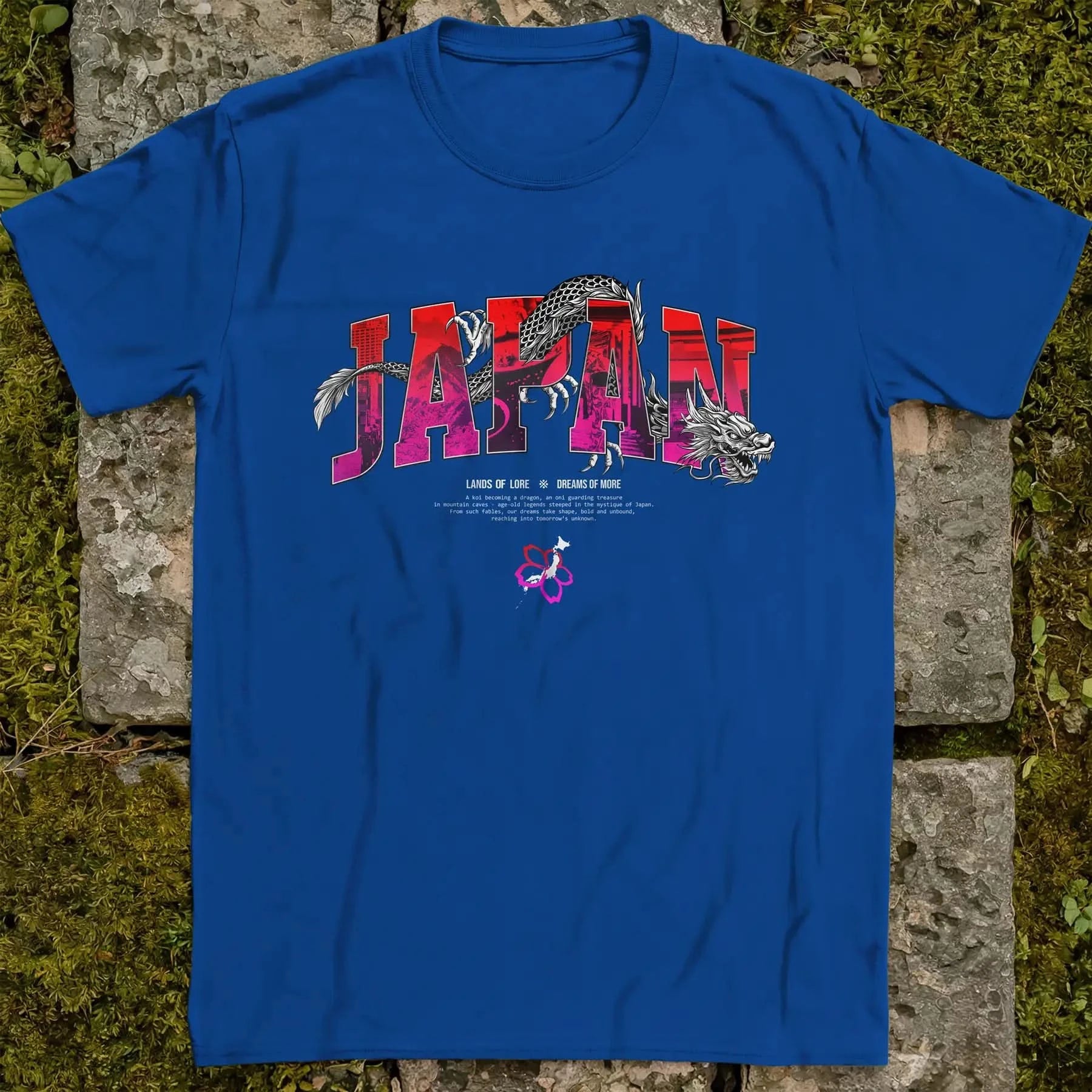 Japan Lands Of Lore Red Grad ❀ T-shirt