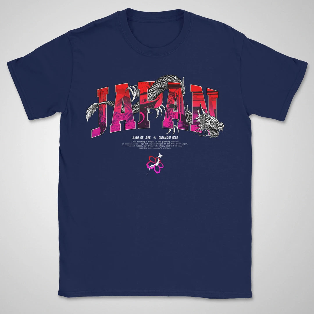 Japan Lands Of Lore Red Grad ❀ T-shirt