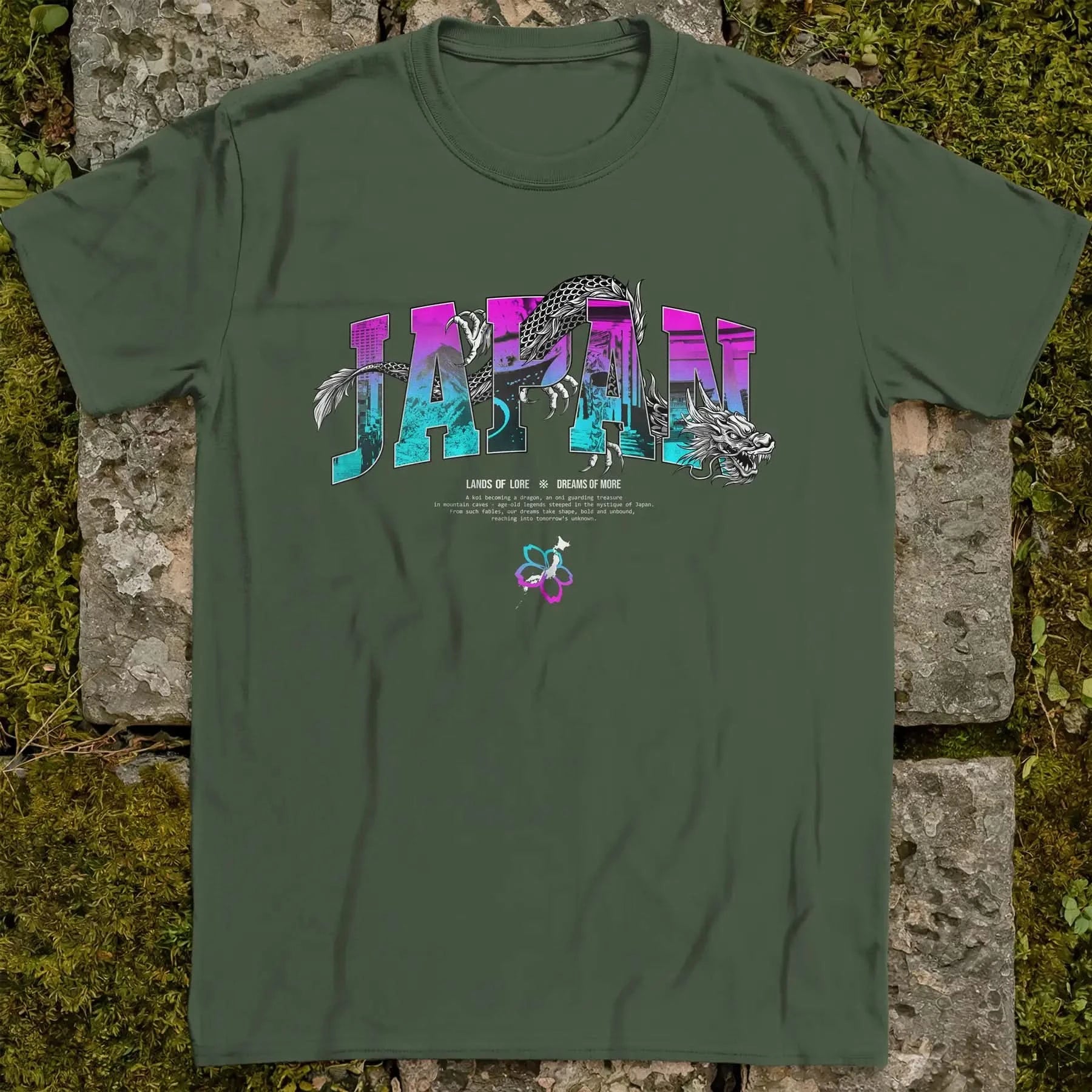 Japan Lands Of Lore Purple Grad ❀ T-shirt