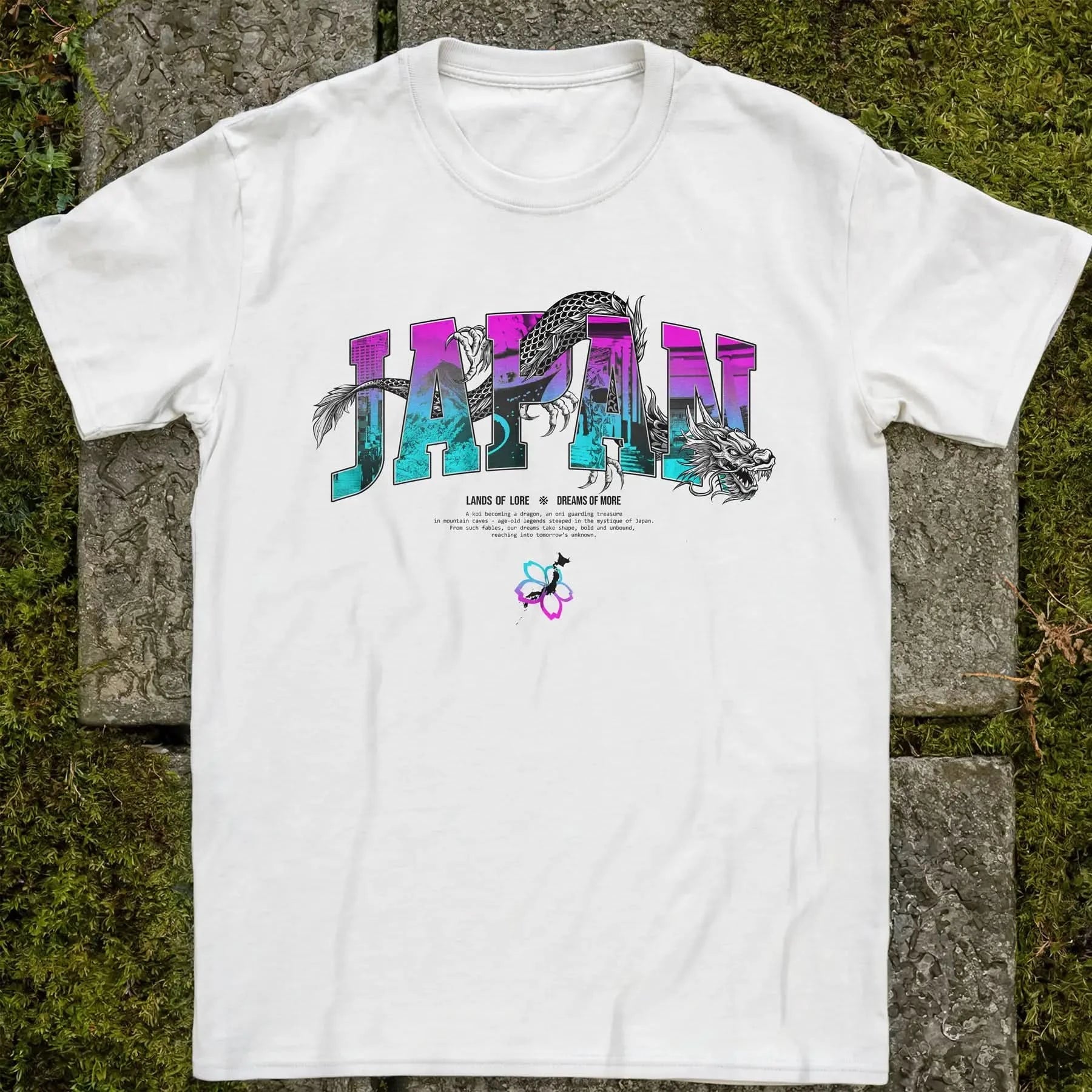 Japan Lands Of Lore Purple Grad ❀ T-shirt
