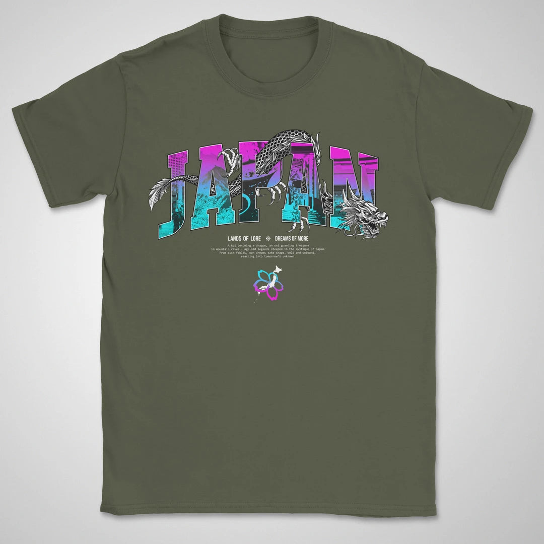Japan Lands Of Lore Purple Grad ❀ T-shirt