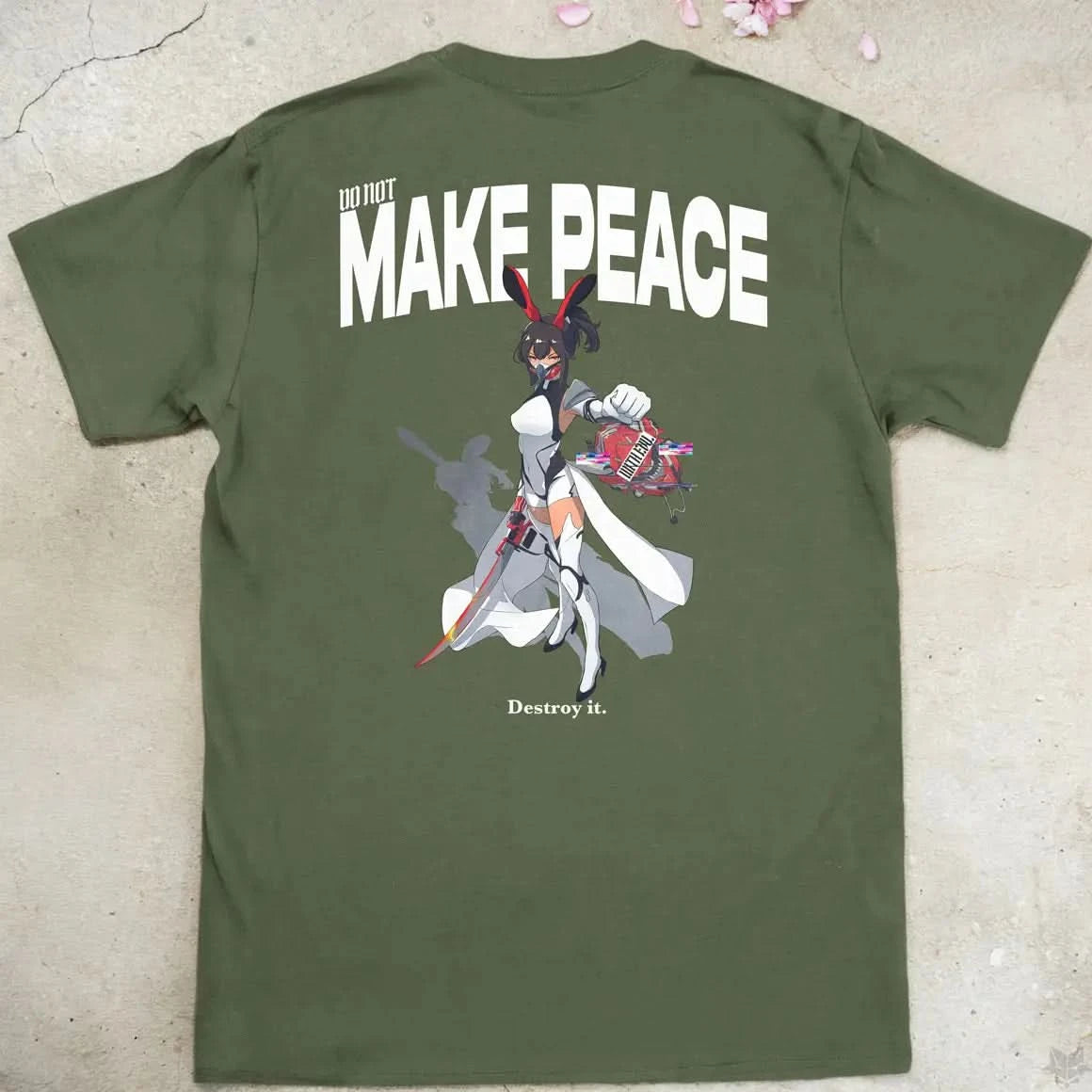 Do Not Make Peace With Evil Gen2 | back print ❀ T-shirt