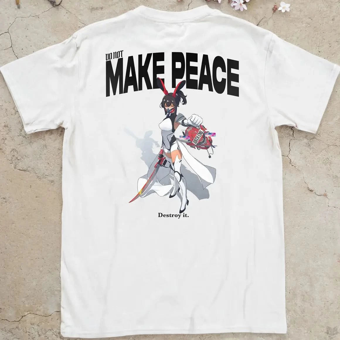 Do Not Make Peace With Evil Gen2 | back print ❀ T-shirt