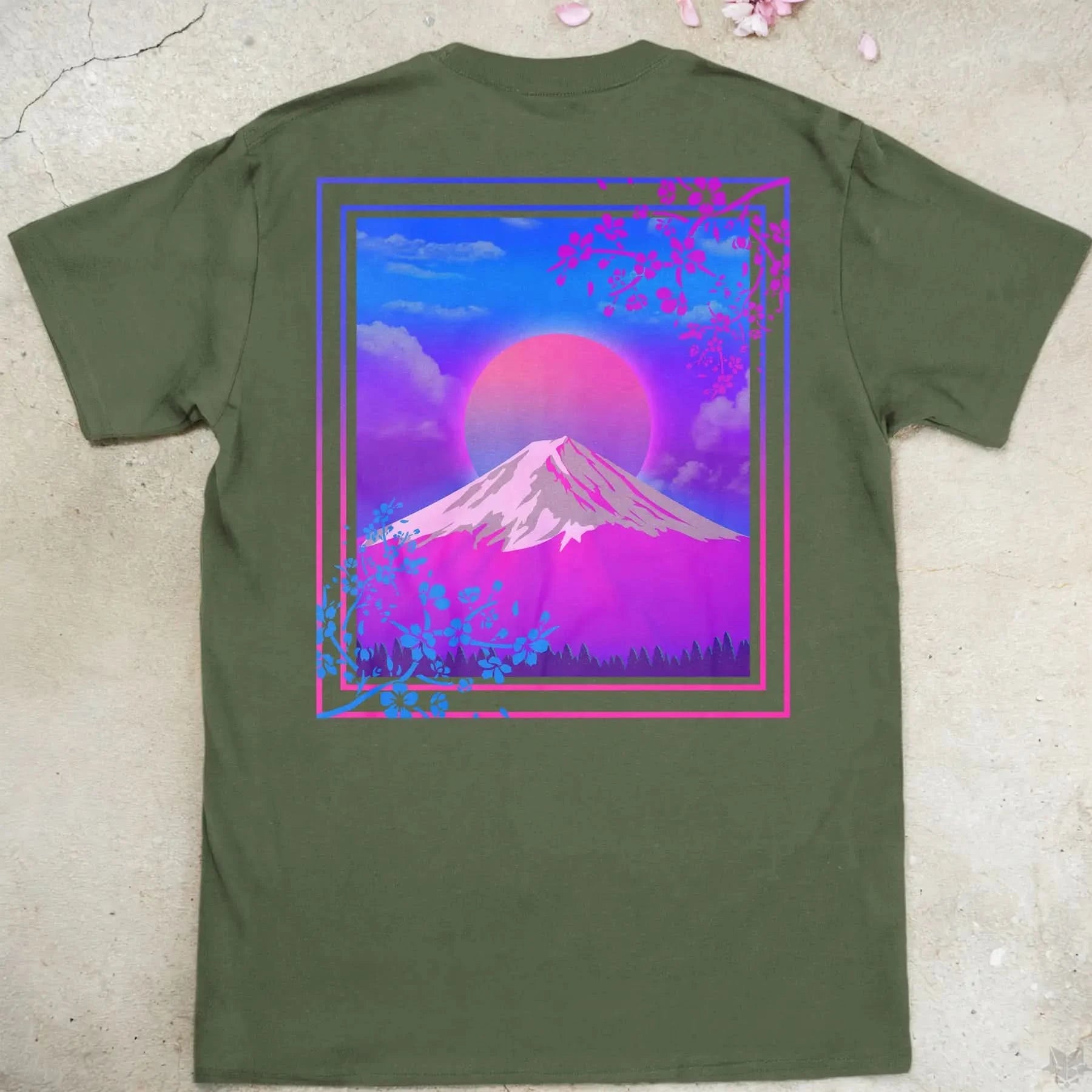 Mt. Vapor-Fuji Gen2 | back print ❀ T-shirt