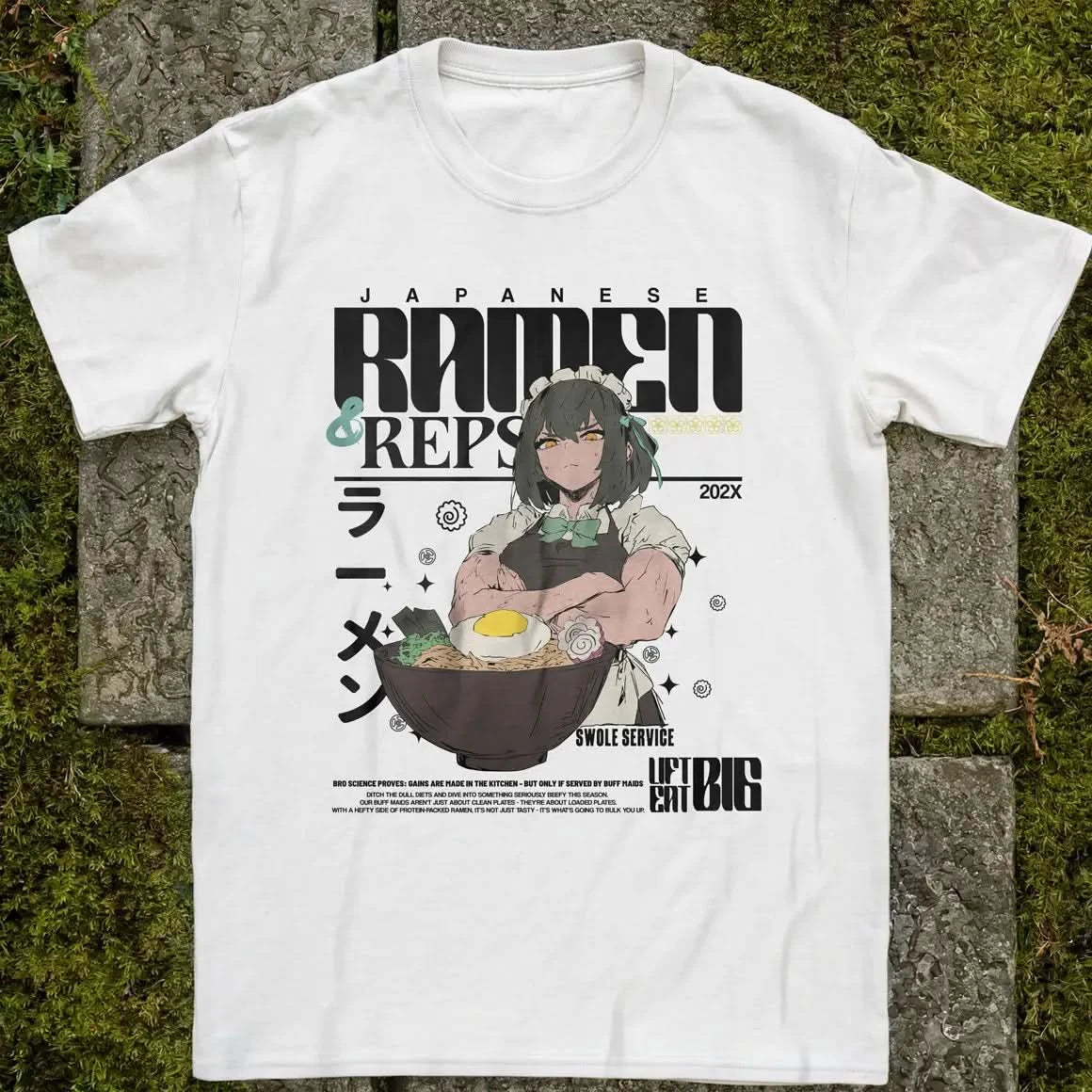 Ramen & Repetitions | front print ❀ T-shirt