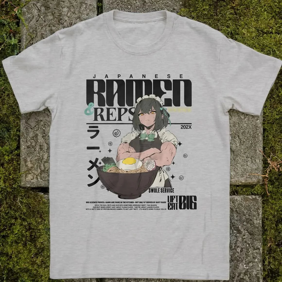 Ramen & Repetitions | front print ❀ T-shirt