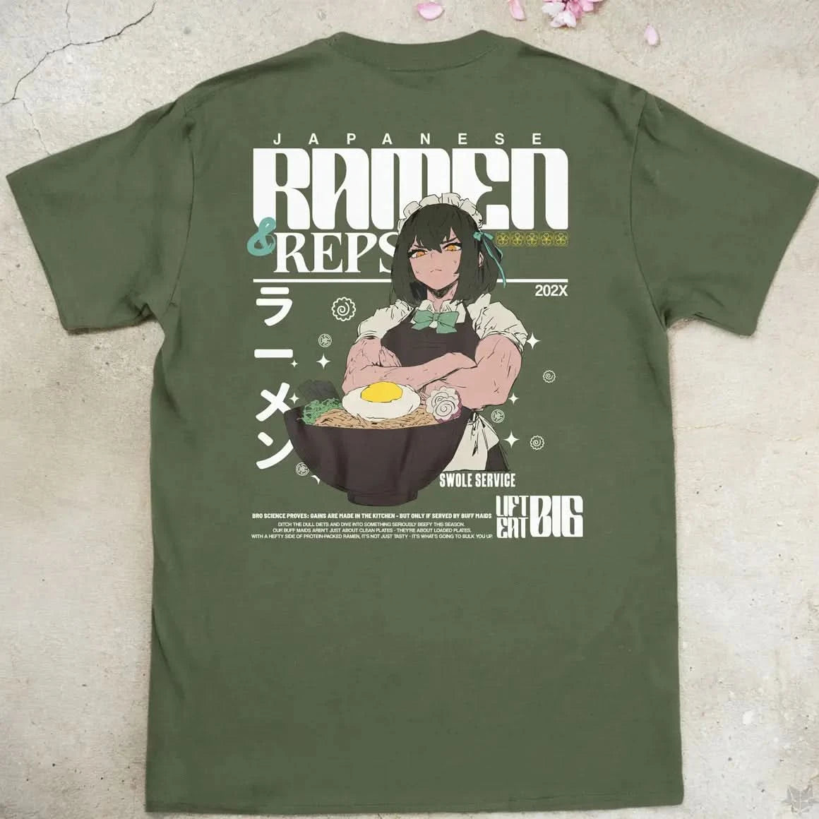 Ramen & Repetitions | back print ❀ T-shirt