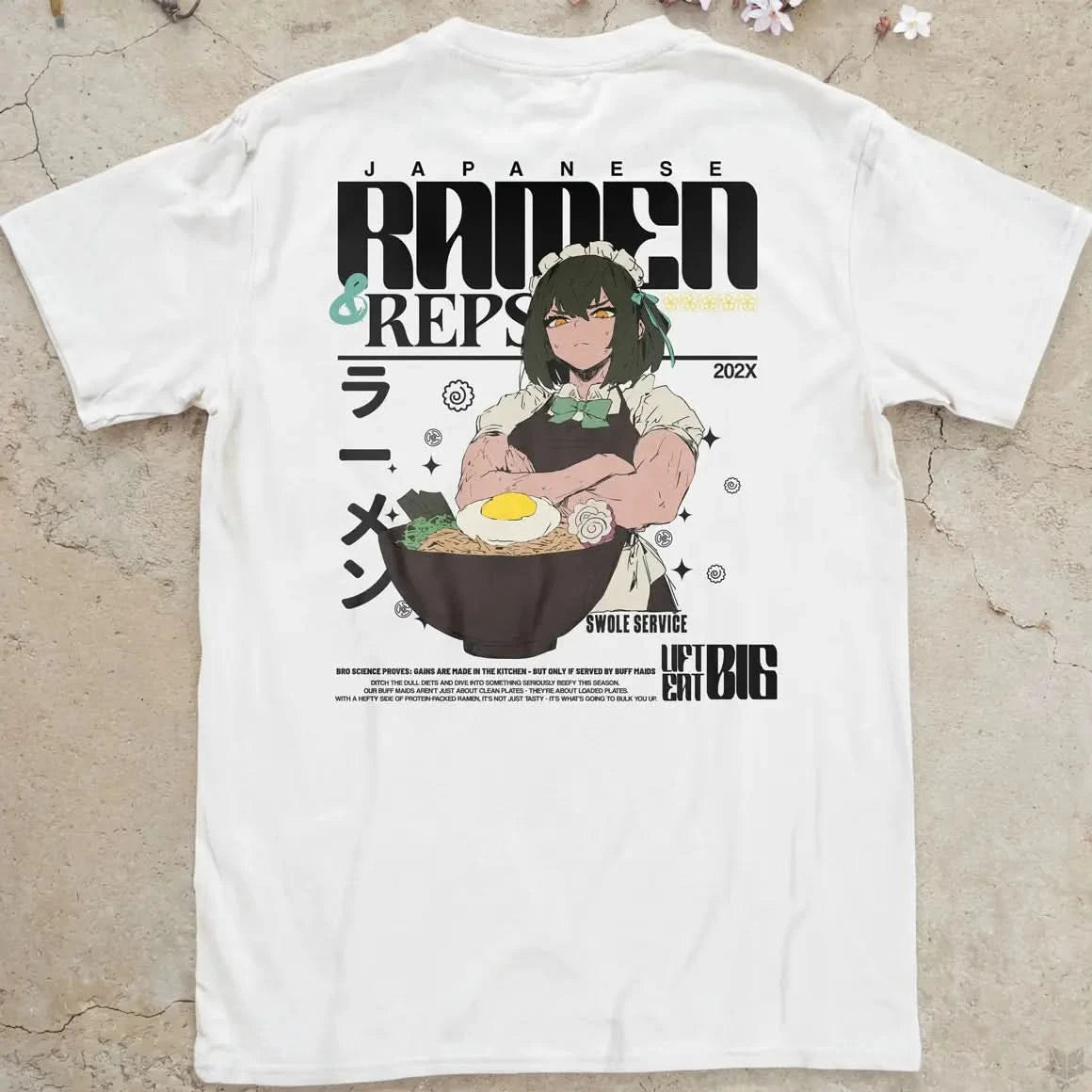 Ramen & Repetitions | back print ❀ T-shirt