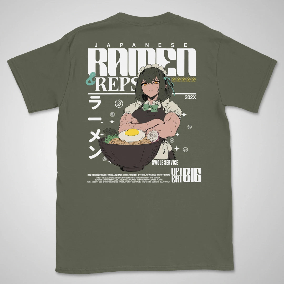 Ramen & Repetitions | back print ❀ T-shirt