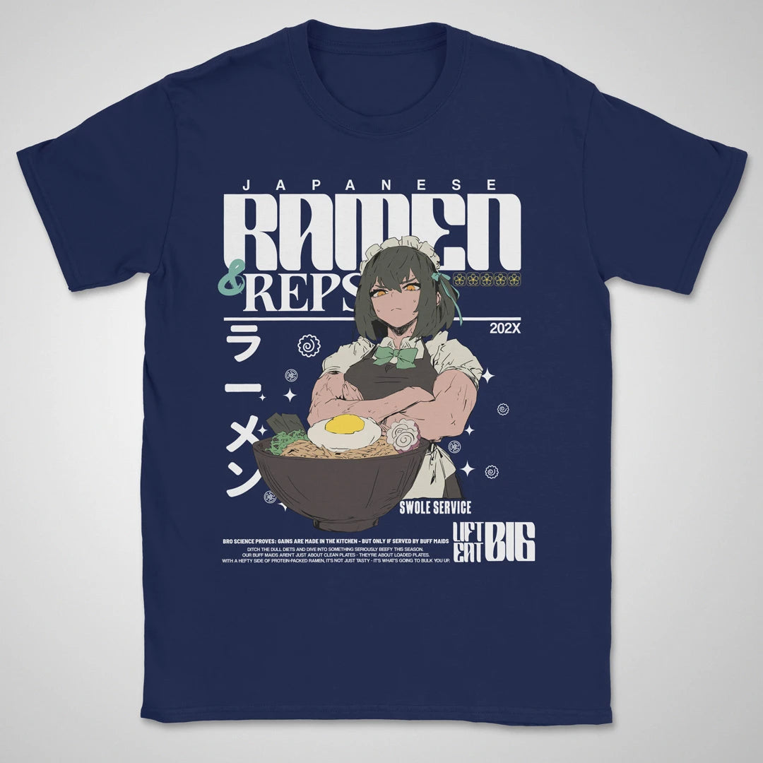 Ramen & Repetitions | front print ❀ T-shirt