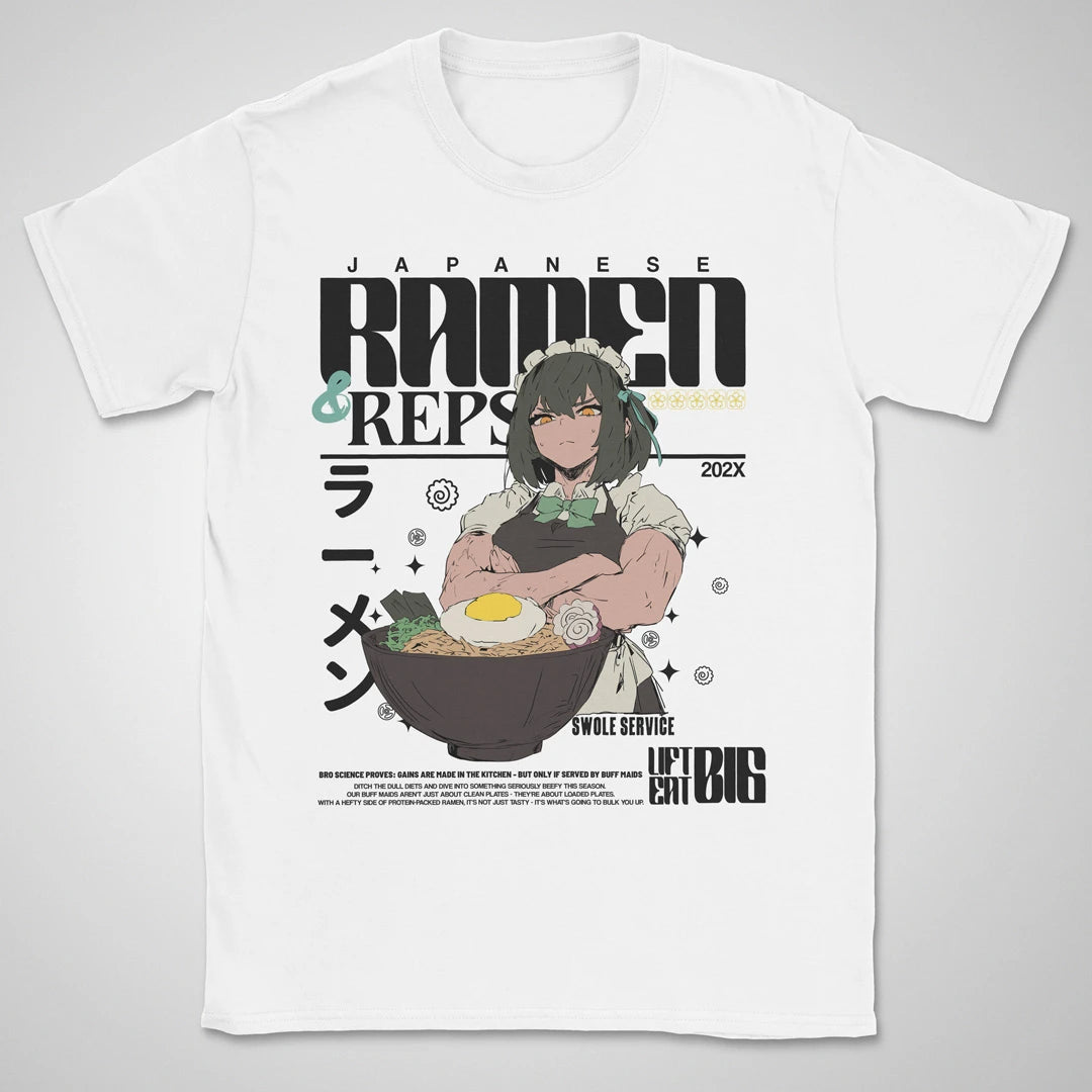 Ramen & Repetitions | front print ❀ T-shirt