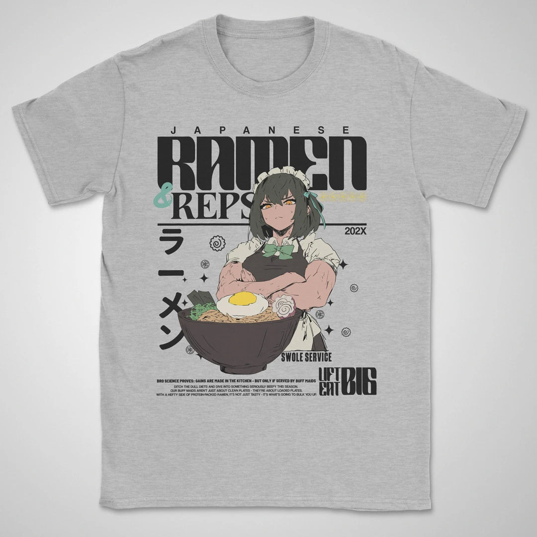 Ramen & Repetitions | front print ❀ T-shirt