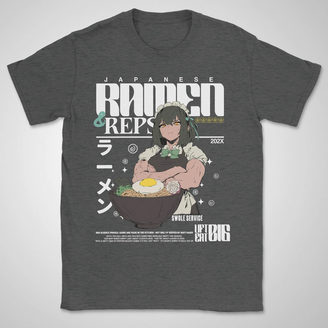 Ramen & Repetitions | front print ❀ T-shirt