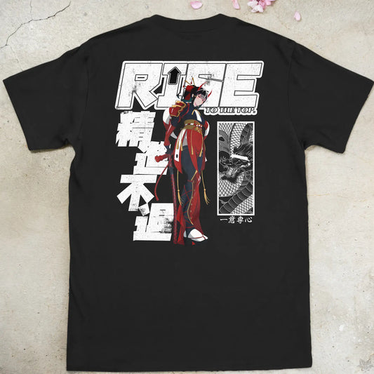 RISE TO THE TOP Gen1 | back print ❀ T-shirt