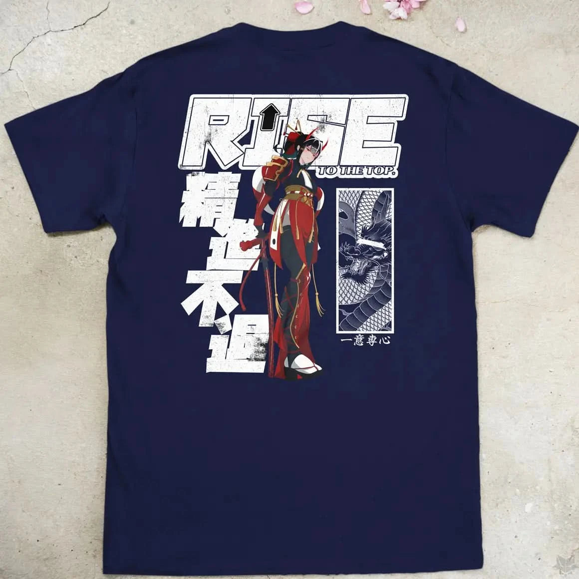 RISE TO THE TOP Gen1 | back print ❀ T-shirt