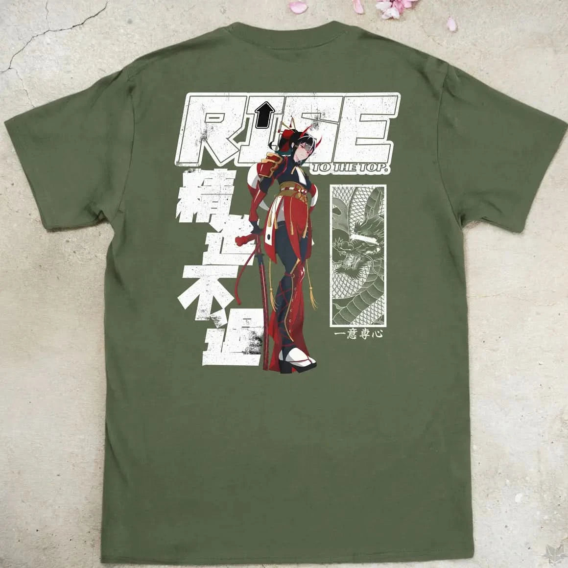 RISE TO THE TOP Gen1 | back print ❀ T-shirt