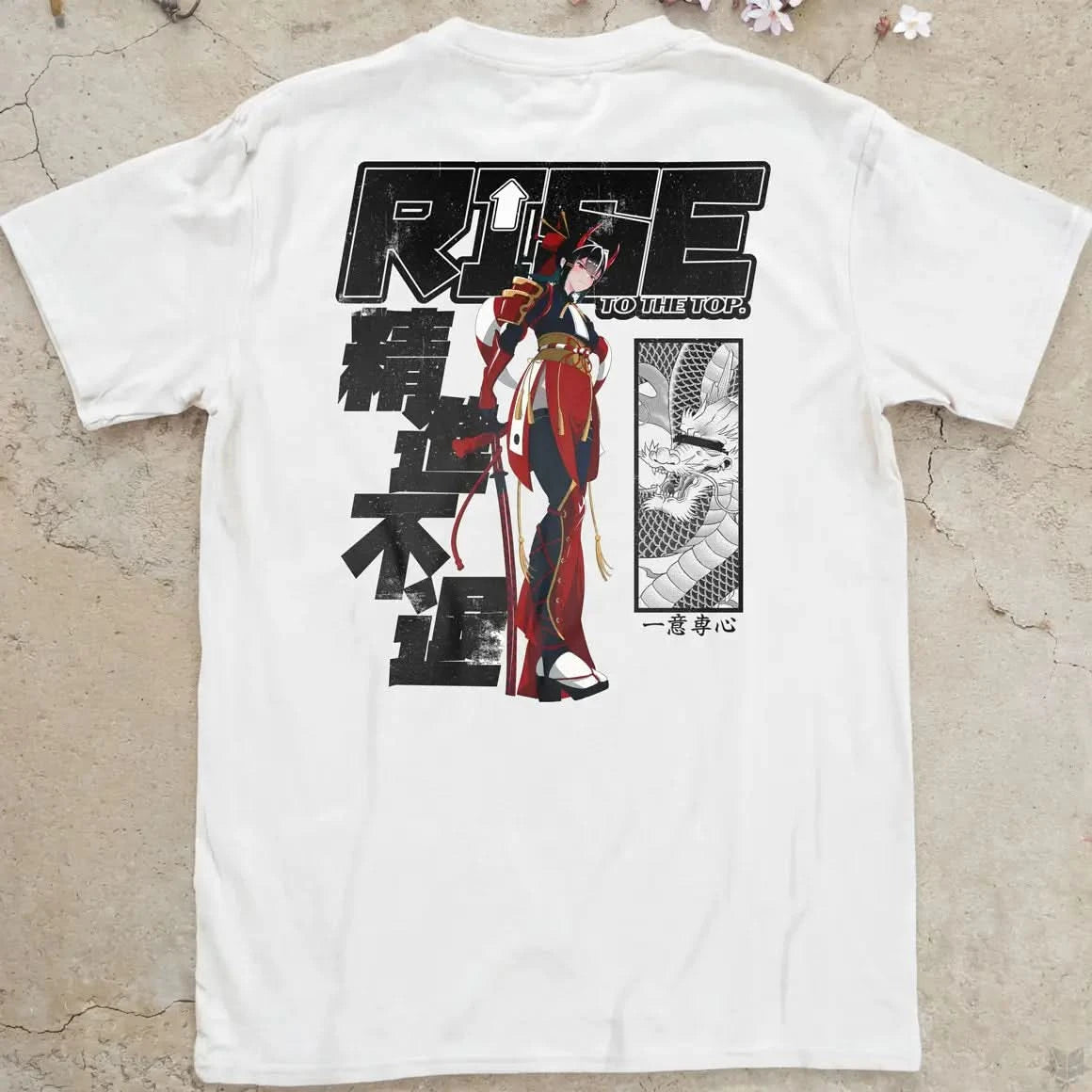 RISE TO THE TOP Gen1 | back print ❀ T-shirt