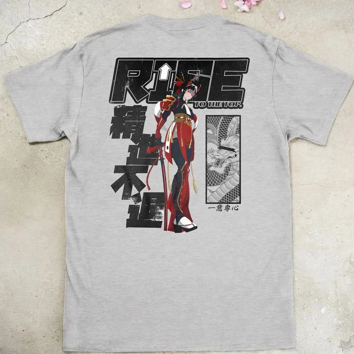 RISE TO THE TOP Gen1 | back print ❀ T-shirt