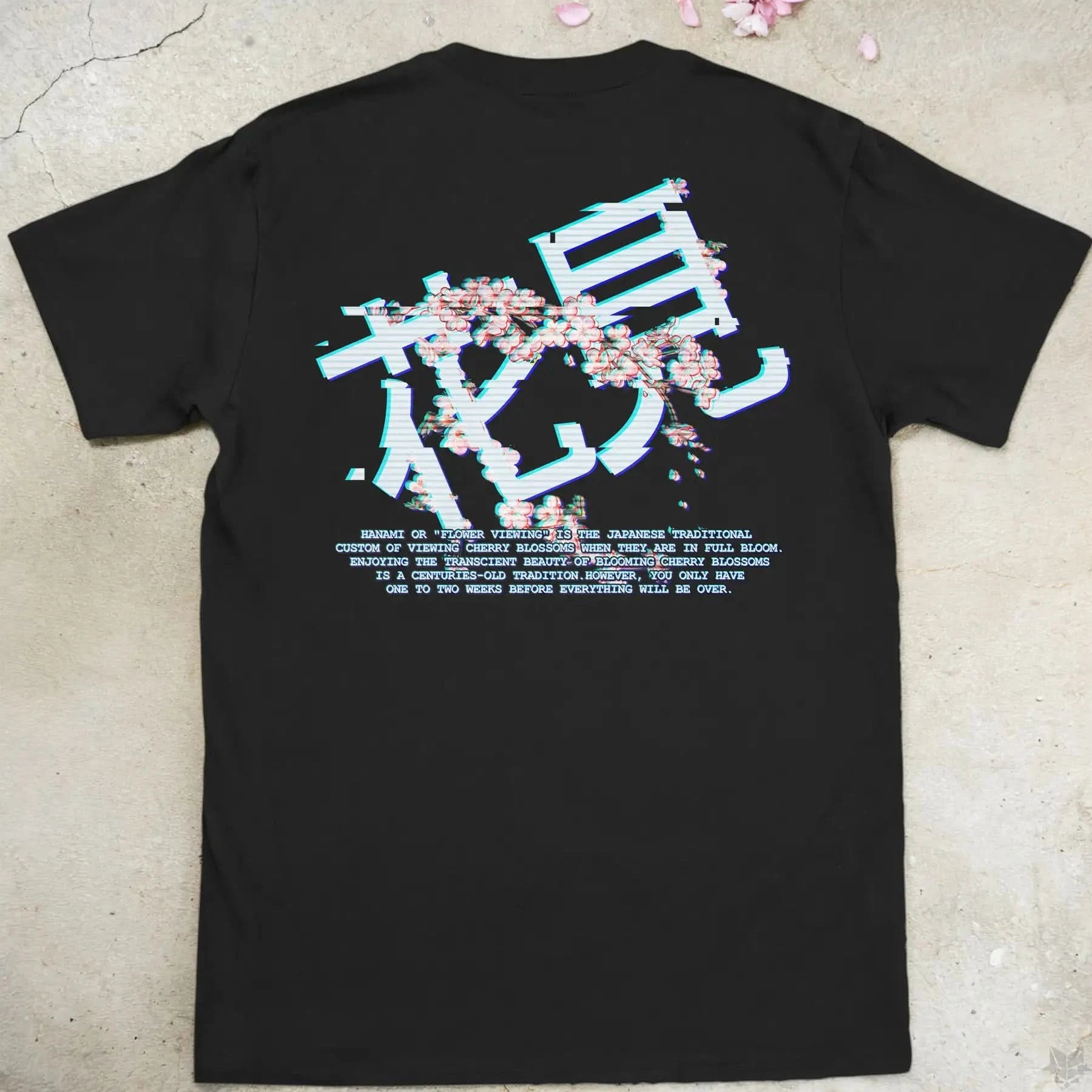 Sakura Glitch | back print ❀ T-shirt