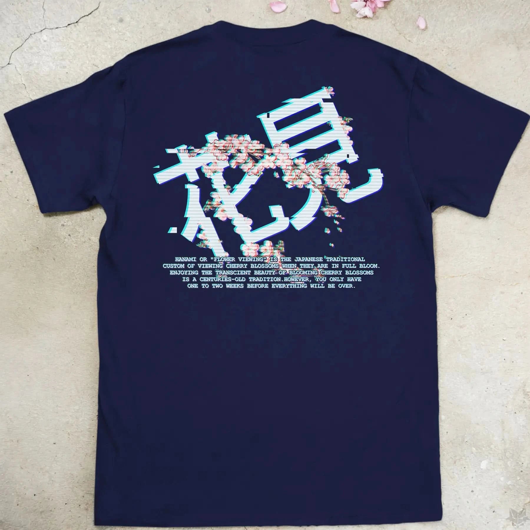 Sakura Glitch | back print ❀ T-shirt