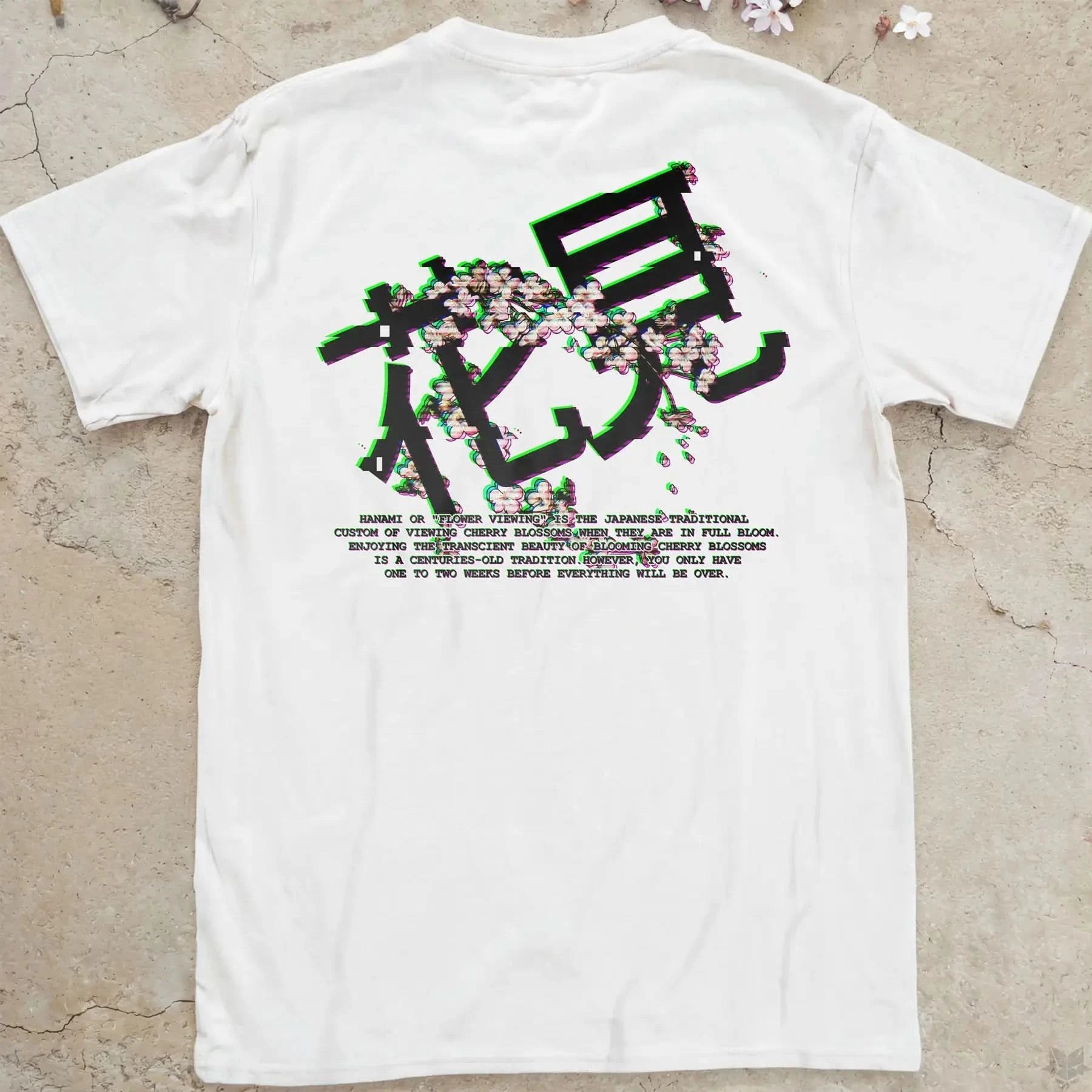 Sakura Glitch | back print ❀ T-shirt