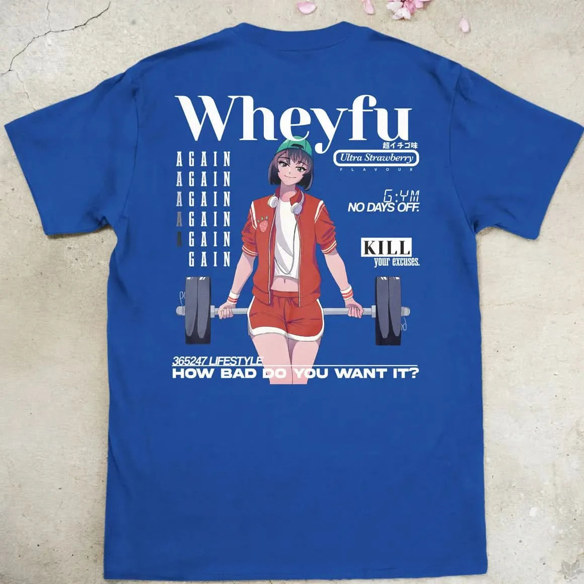 Wheyfu Ultra Strawberry Gen2 | back print ❀ T-shirt