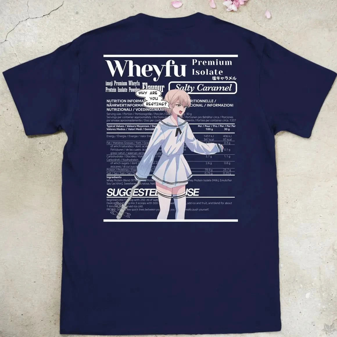 Wheyfu Salty Caramel Gen1 | back print ❀ T-shirt