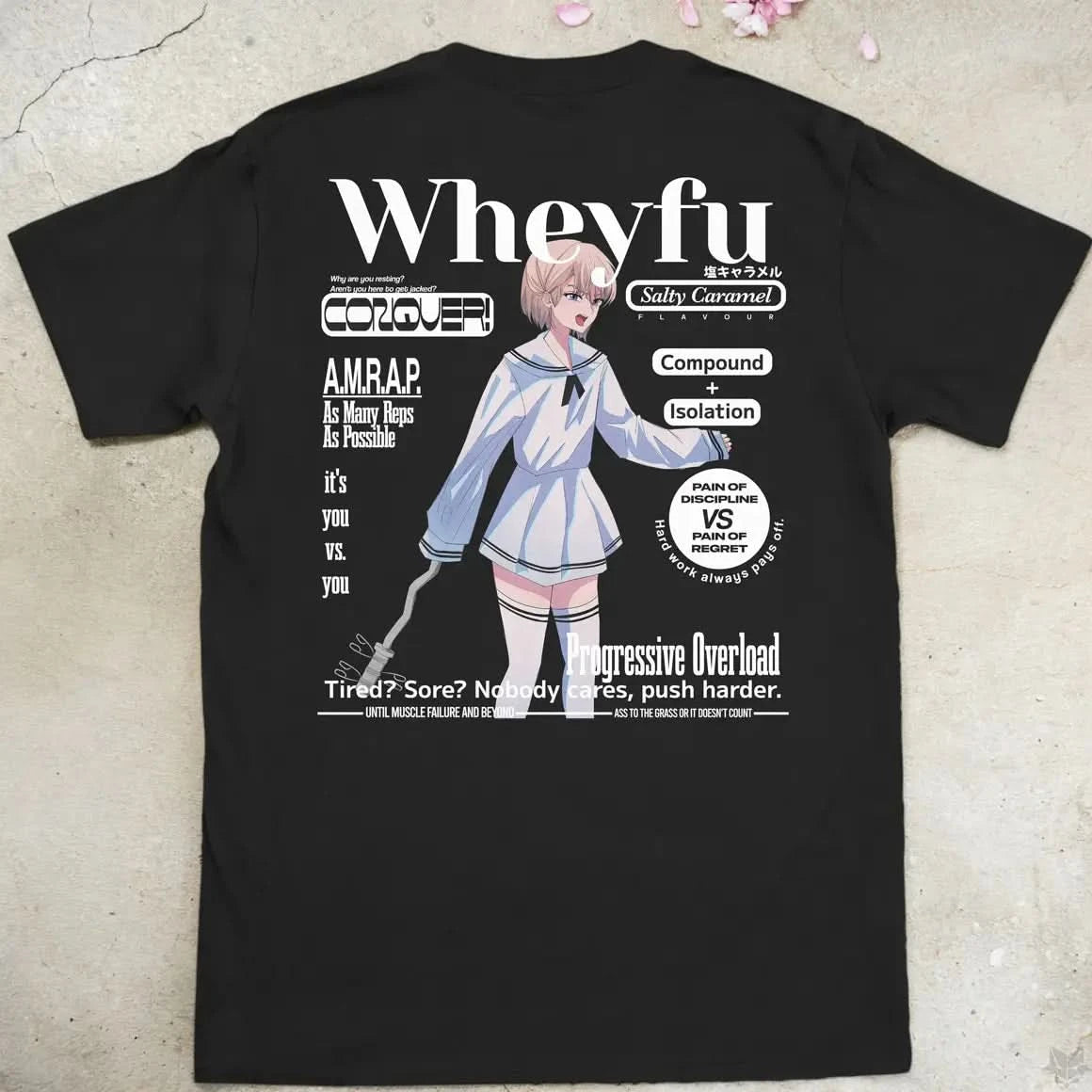 Wheyfu Salty Caramel Gen2 | back print ❀ T-shirt