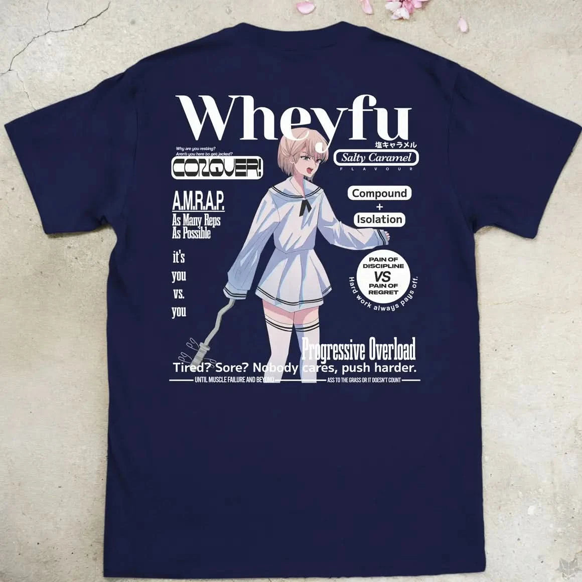 Wheyfu Salty Caramel Gen2 | back print ❀ T-shirt