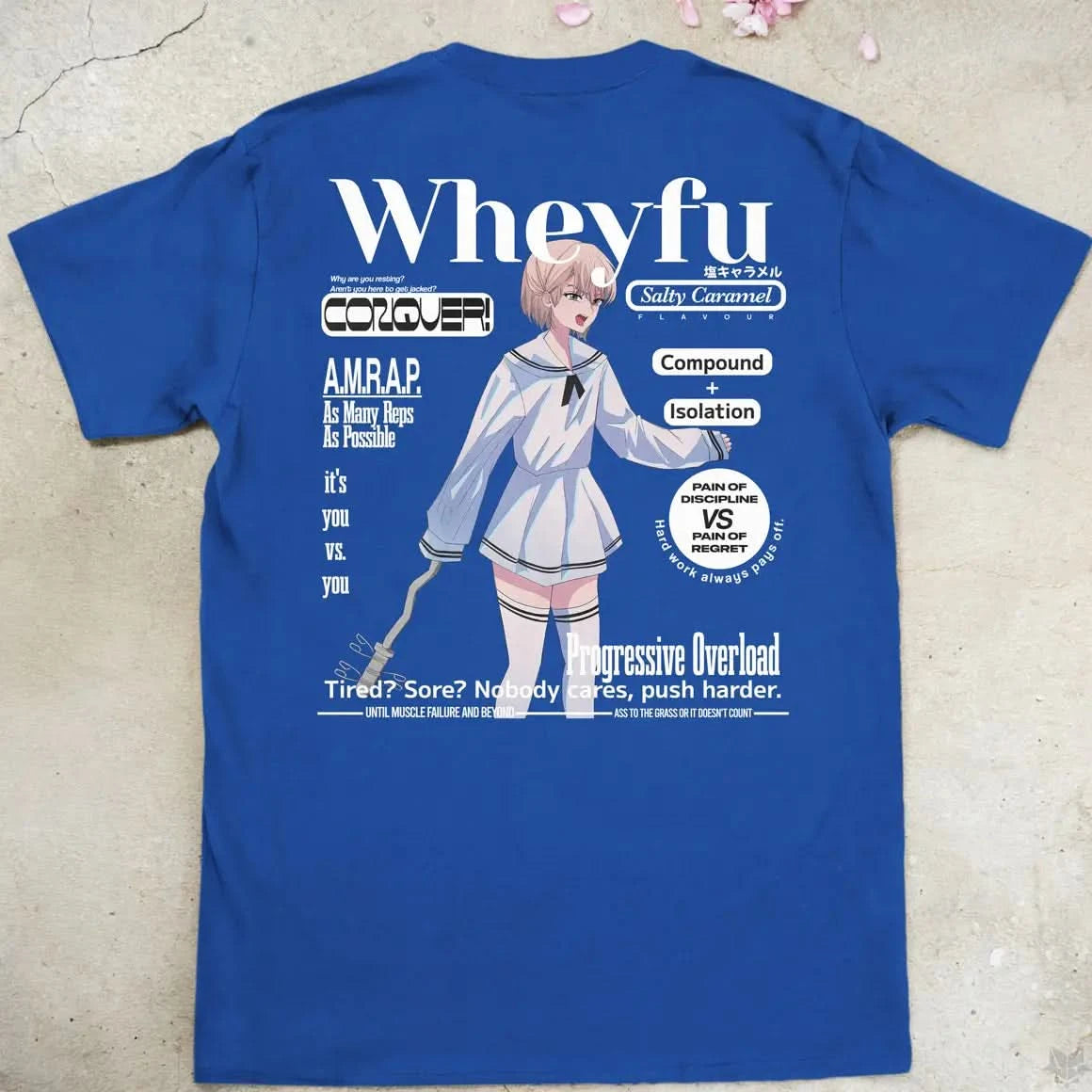 Wheyfu Salty Caramel Gen2 | back print ❀ T-shirt