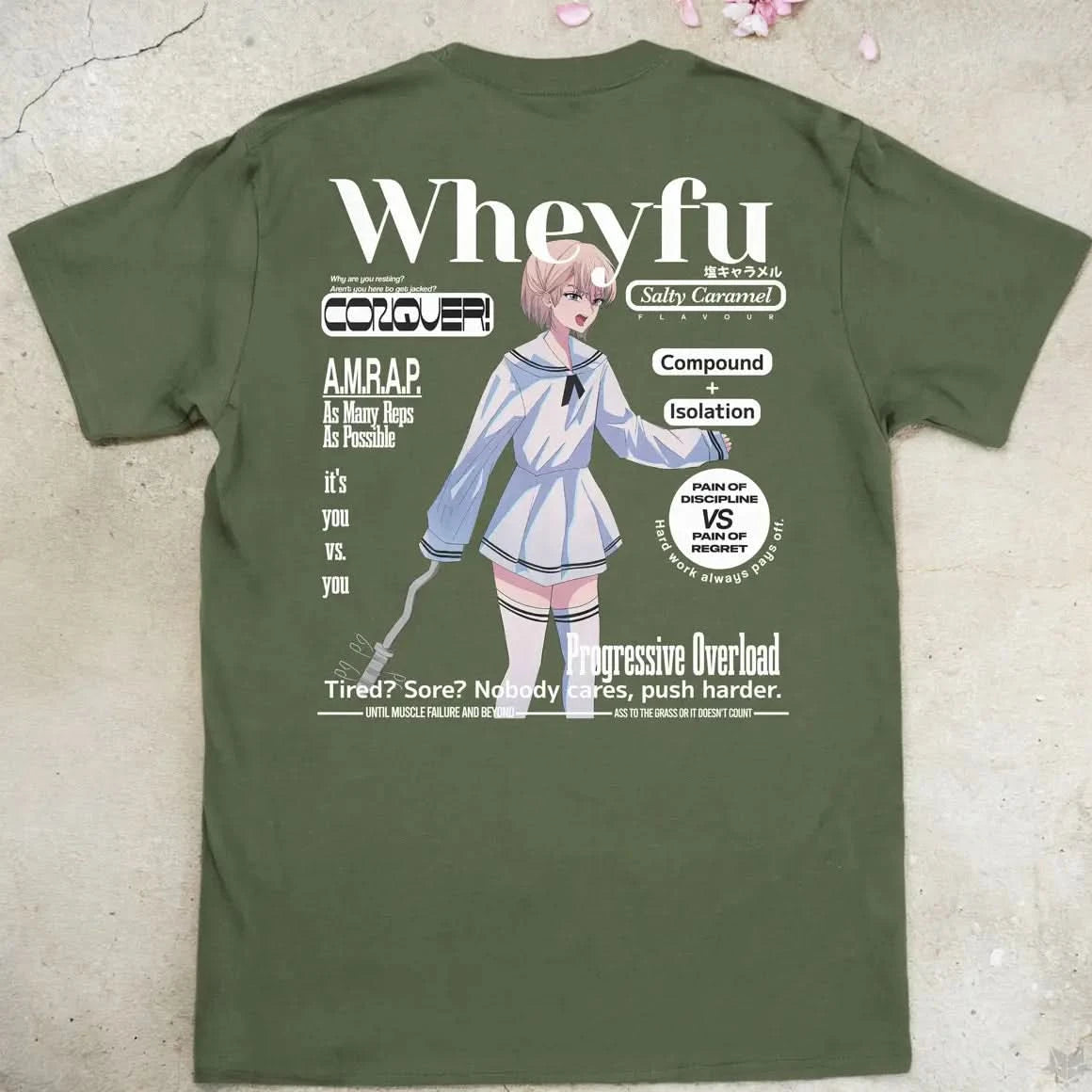 Wheyfu Salty Caramel Gen2 | back print ❀ T-shirt