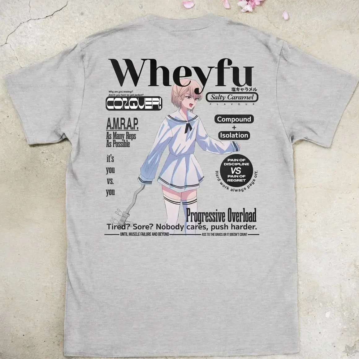 Wheyfu Salty Caramel Gen2 | back print ❀ T-shirt