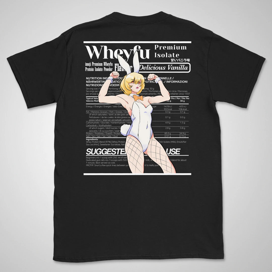 Wheyfu Delicious Vanilla | back print ❀ T-shirt