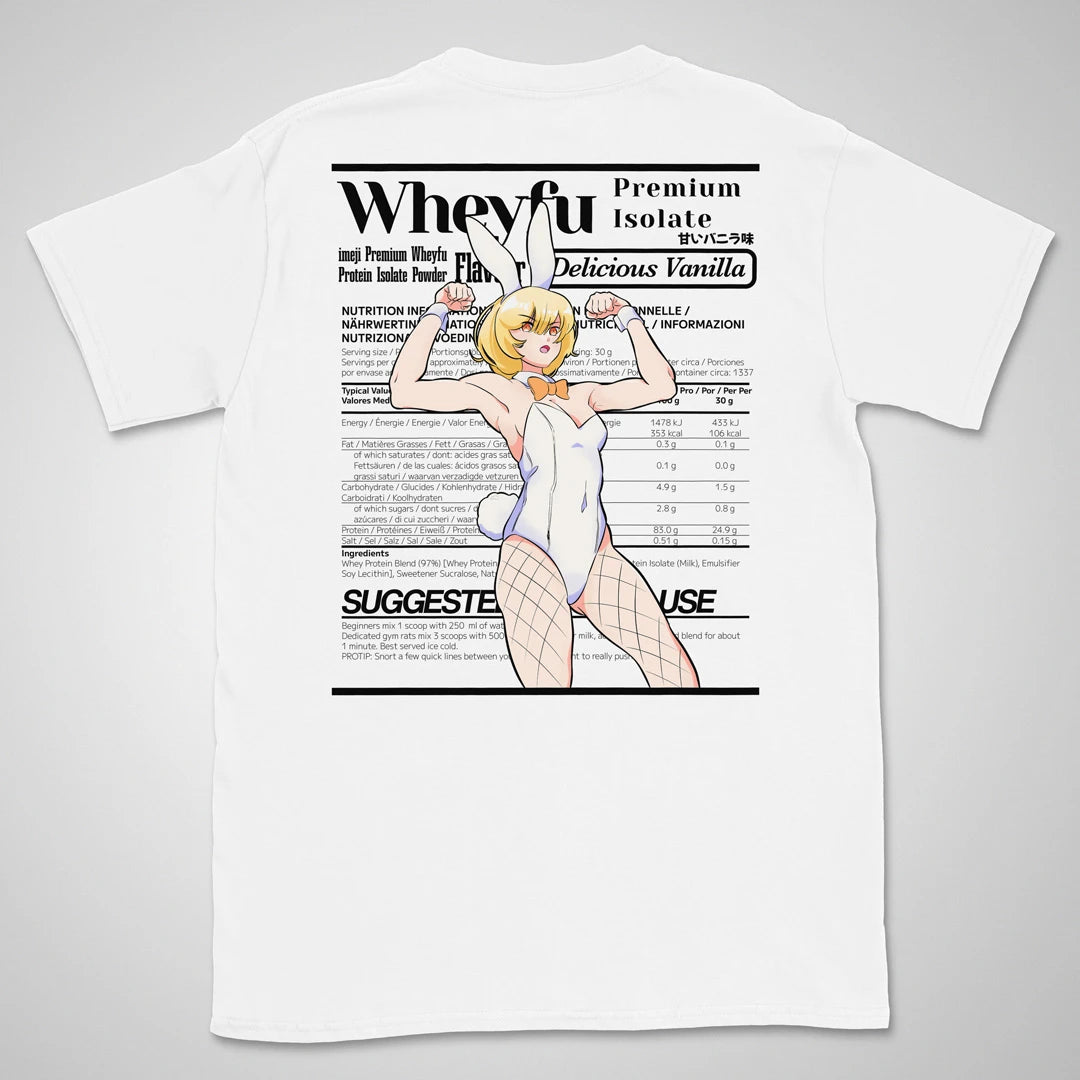 Wheyfu Delicious Vanilla | back print ❀ T-shirt