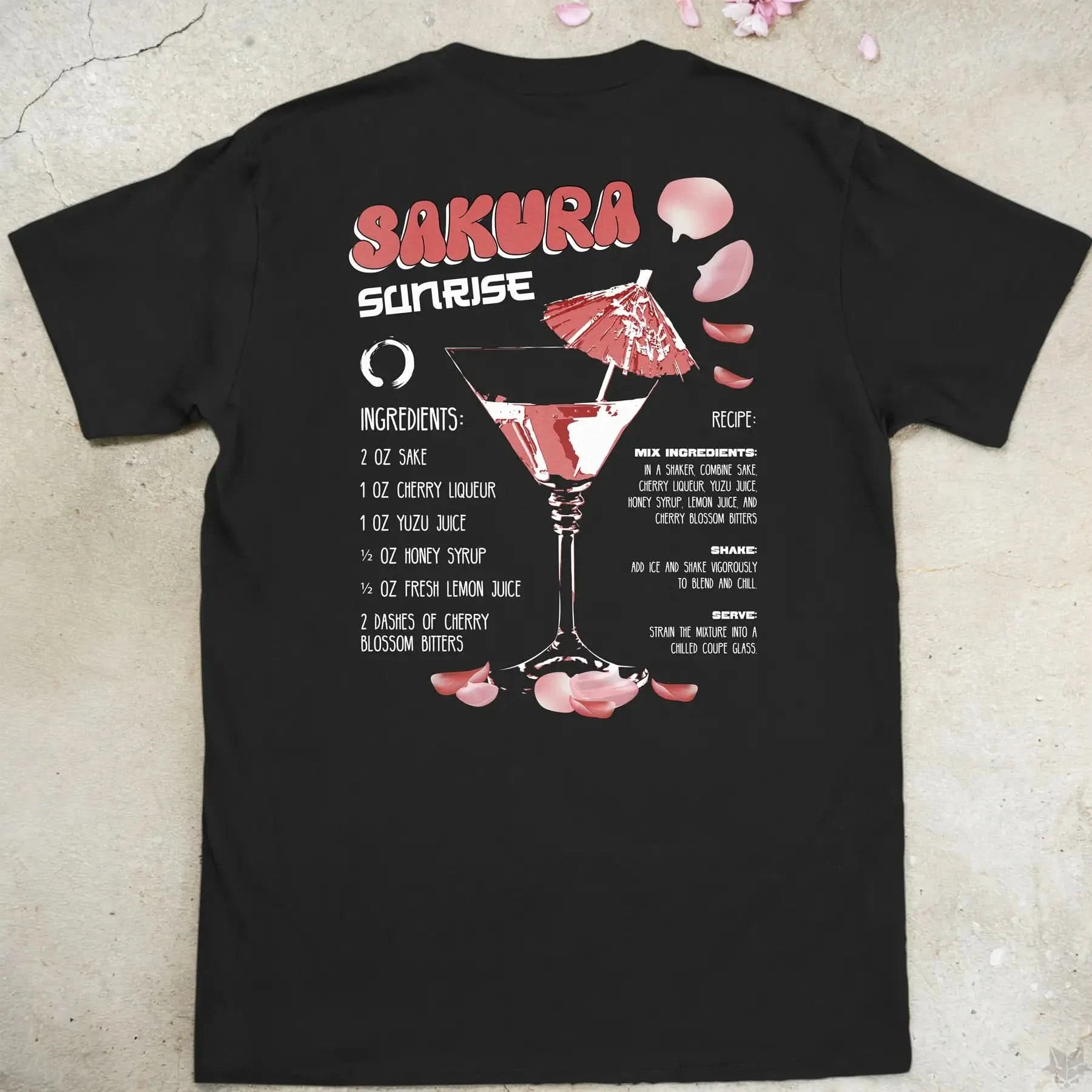 Sakura Sunrise | back print ❀ T-shirt