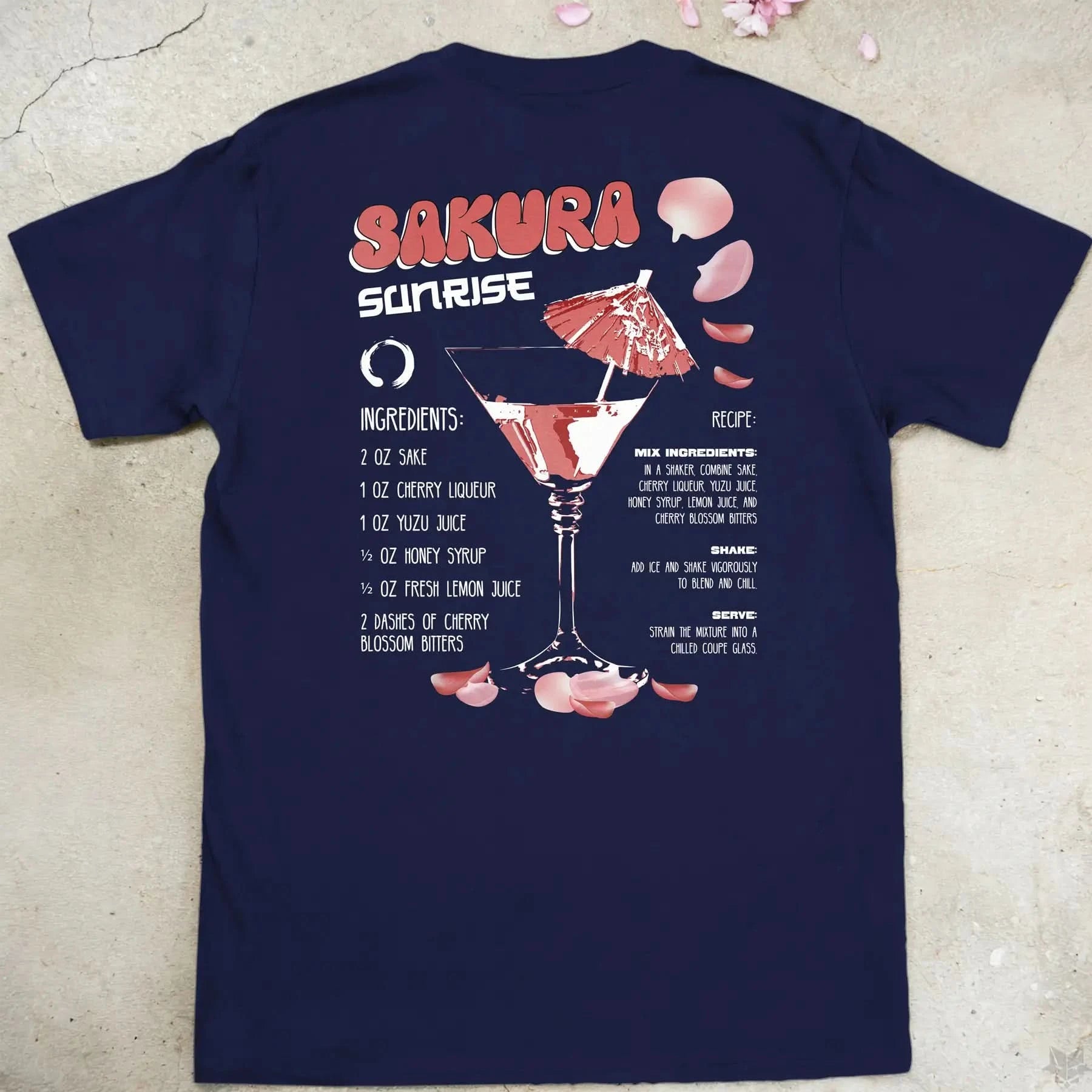 Sakura Sunrise | back print ❀ T-shirt
