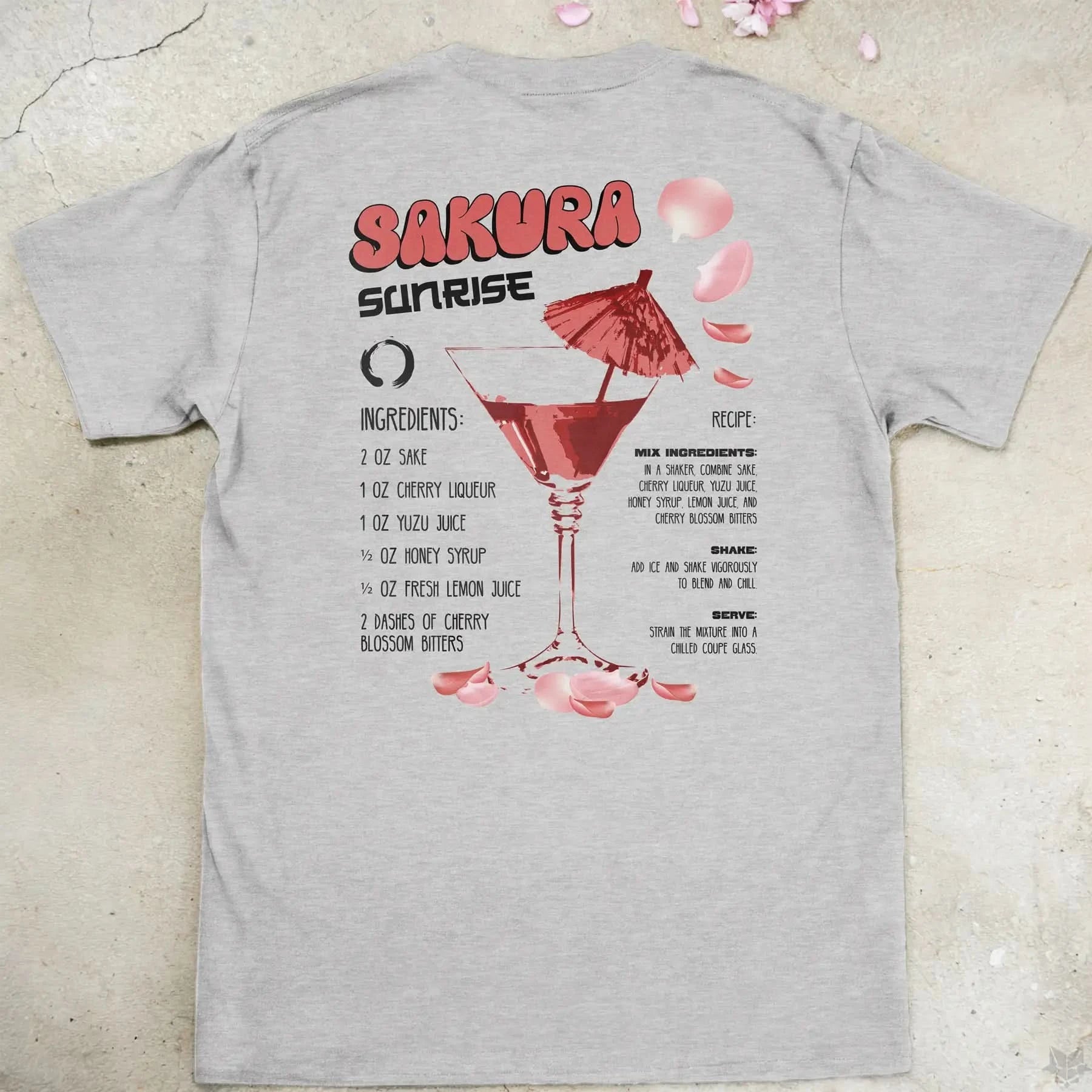 Sakura Sunrise | back print ❀ T-shirt