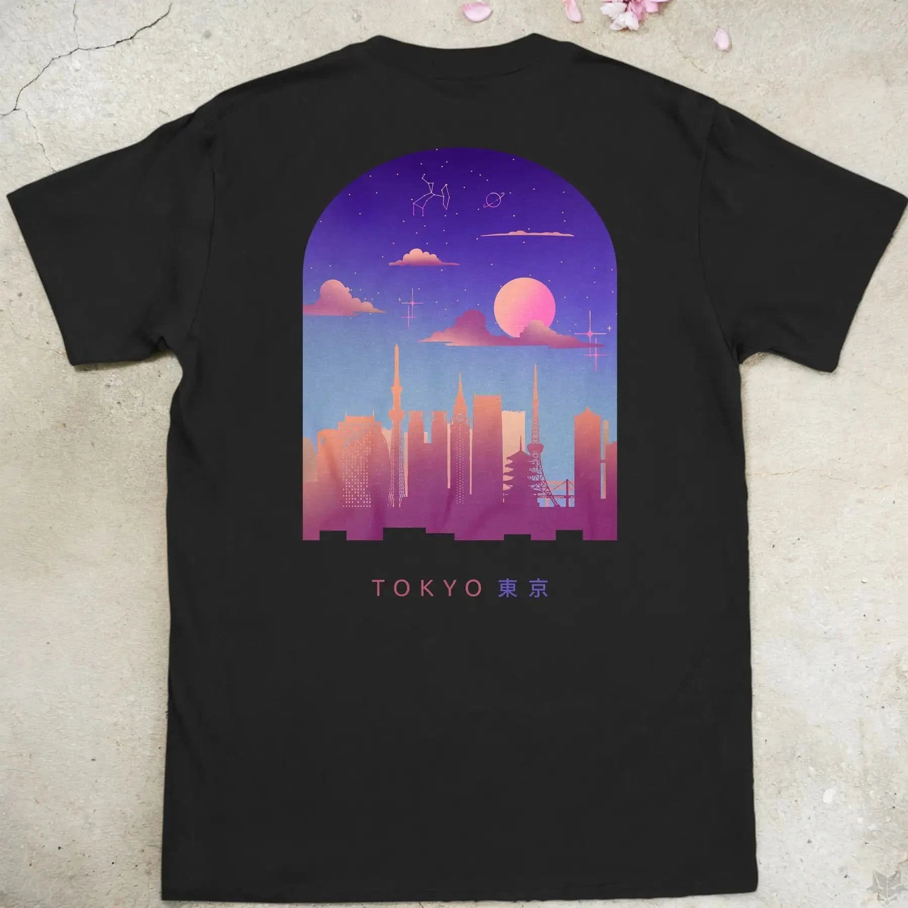 Tokyo Sky | back print ❀ T-shirt