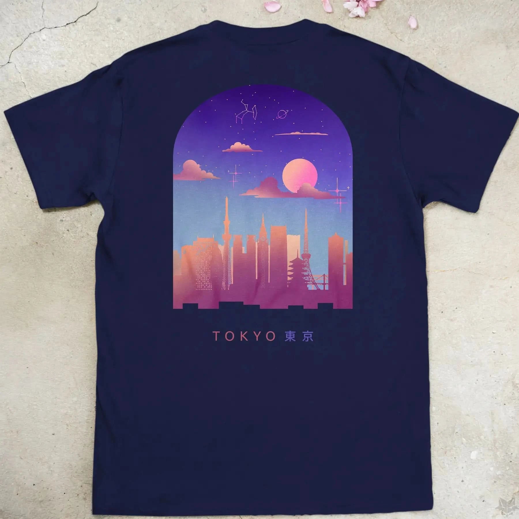 Tokyo Sky | back print ❀ T-shirt