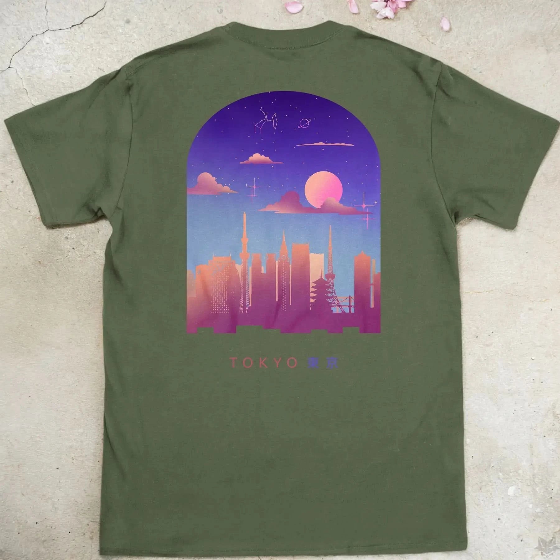 Tokyo Sky | back print ❀ T-shirt