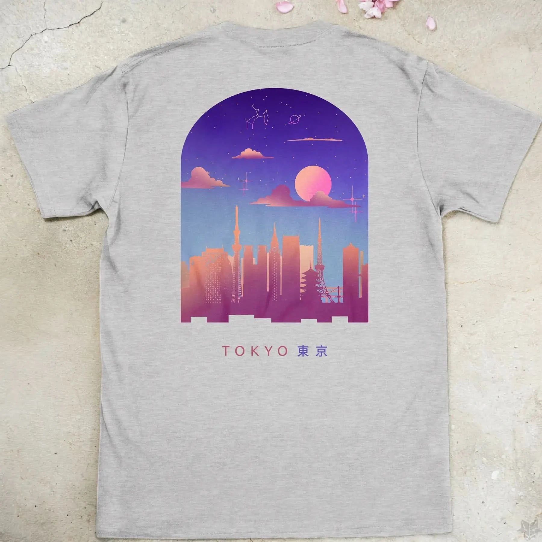 Tokyo Sky | back print ❀ T-shirt