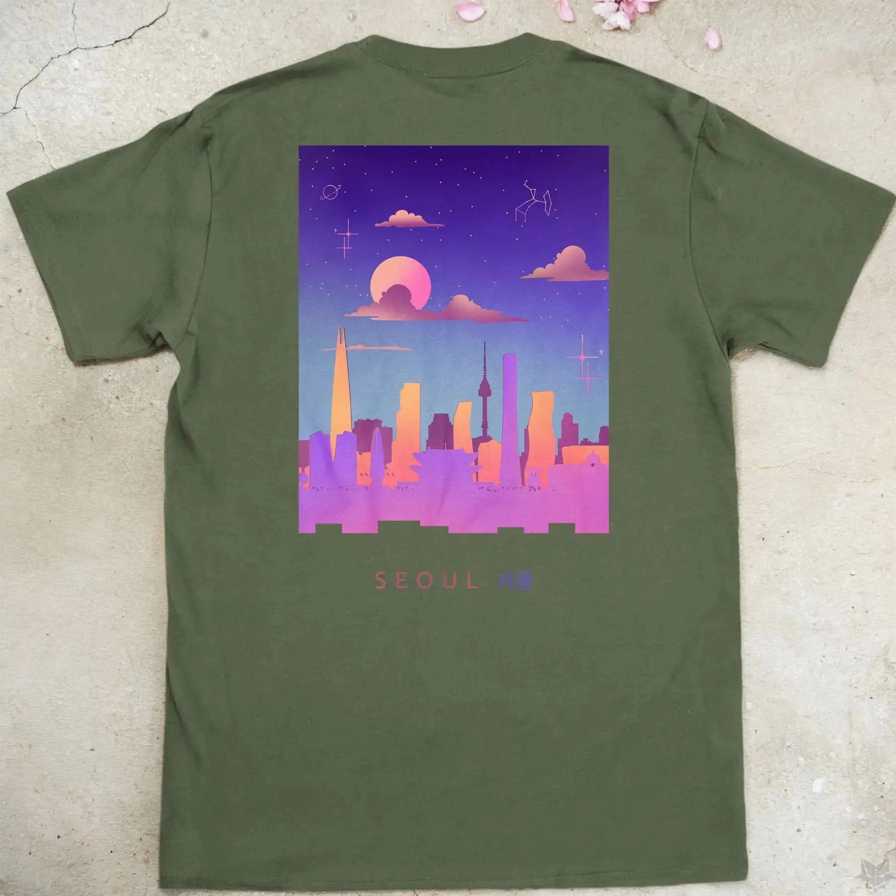 Seoul Sky | back print ❀ T-shirt