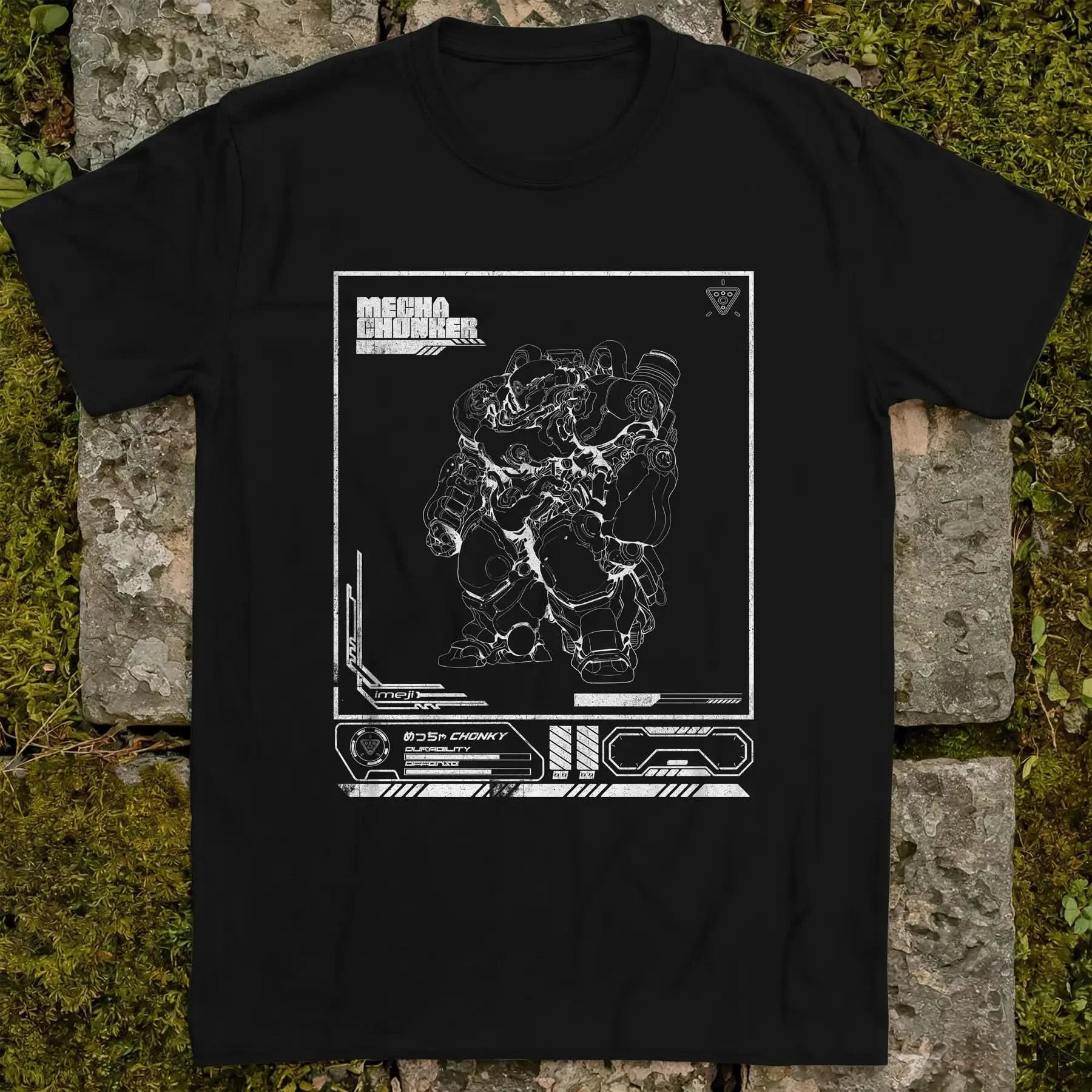 Mecha Chonker BW ❀ T-shirt