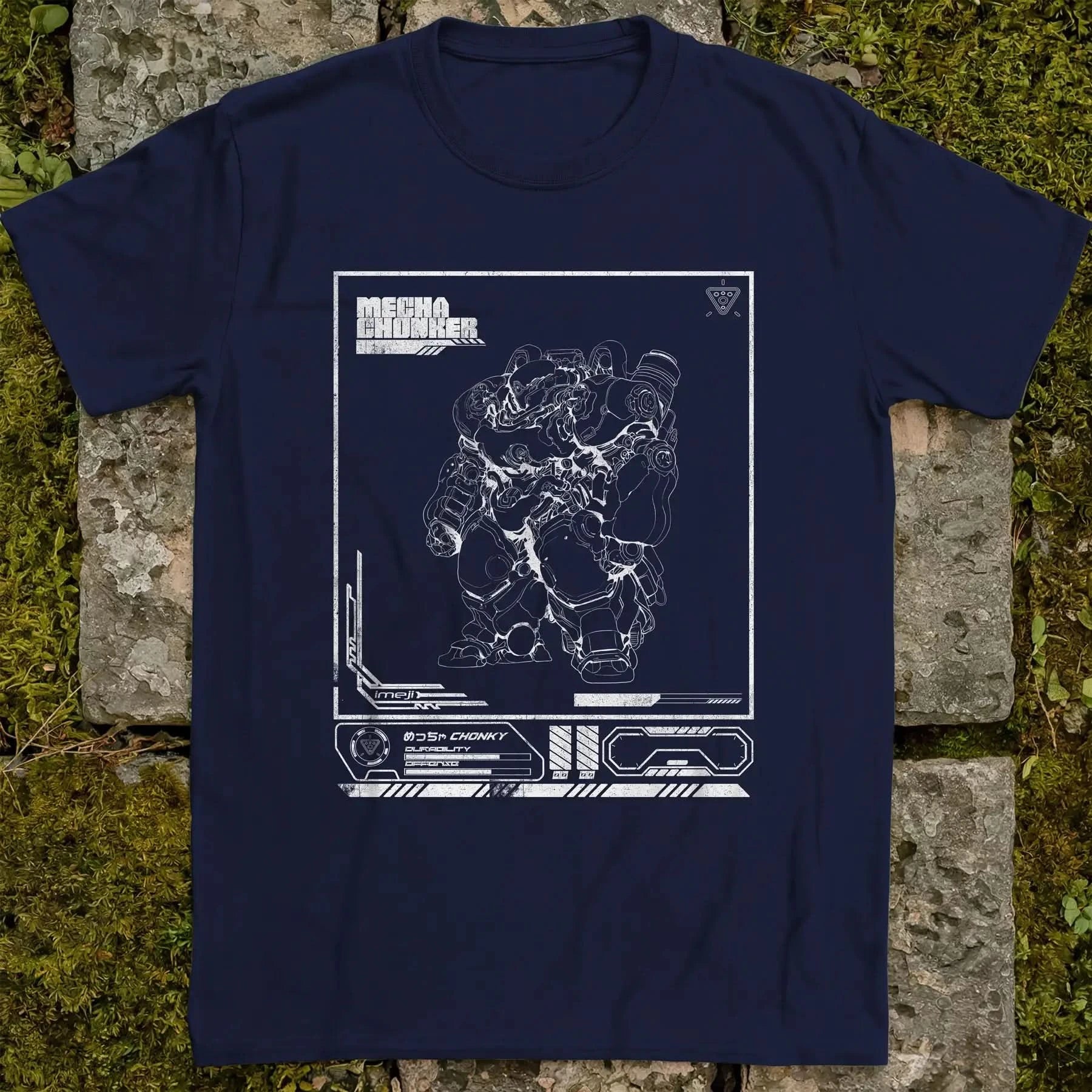 Mecha Chonker BW ❀ T-shirt